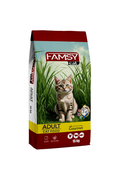 famsy yetişkin kedi maması gurme