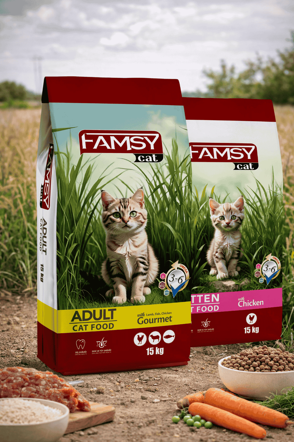 famsy kedi kuru mamaları