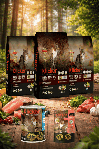 klicker kedi mamaları